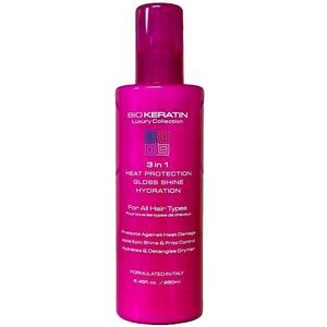 🌻 Bio Keratin Luxury Collection 3 in 1 Heat Protection Gloss Shine Hydration New